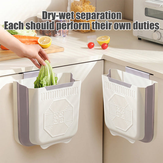 Compact Hanging Foldable Trash Can