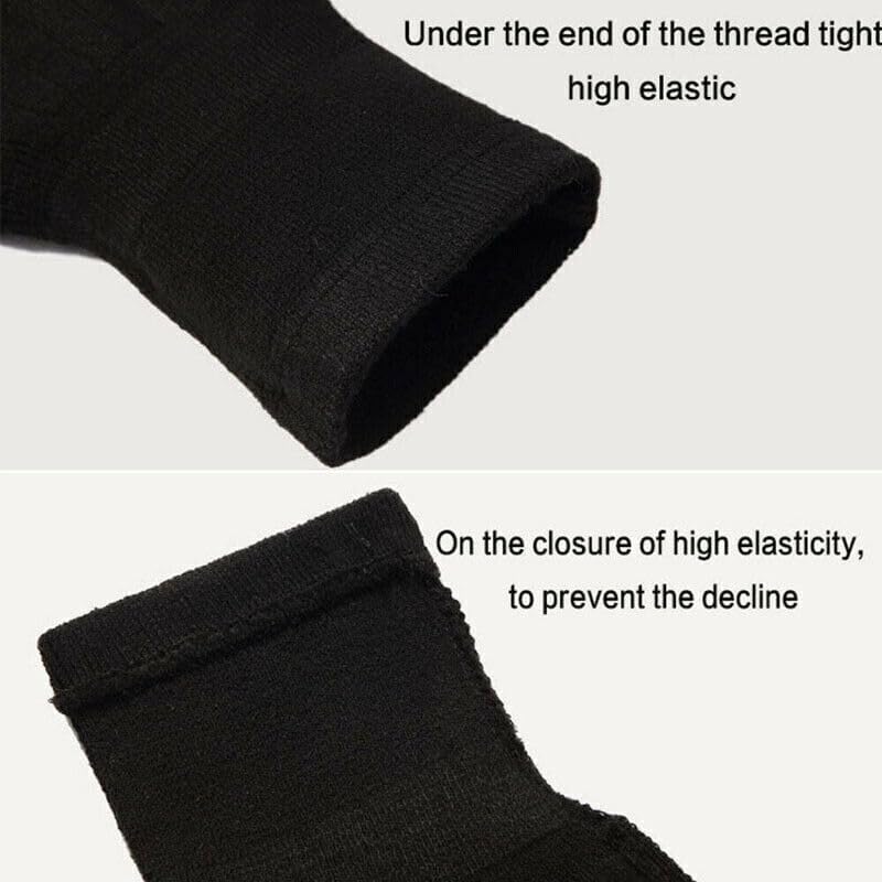 Winter Knee Warmers for Men & Women – Soft Fleece Thermal Leg & Knee Protector for Pain Relief and Cold Weather – Winter Wool Knee Pads (Pair)
