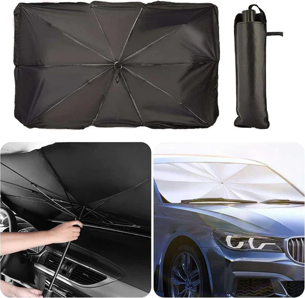 Car Sun Shade Protector Umbrella Style - Auto Front Screen Sunshade Covers Car Sun Protector