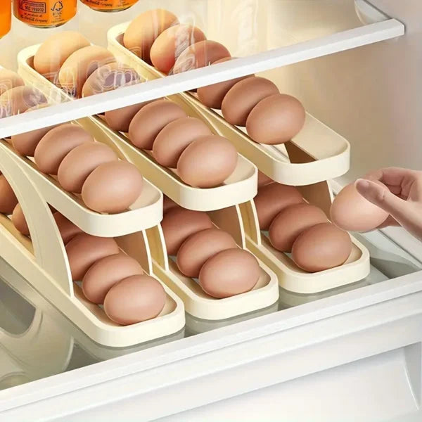 2 Layer Automatic Rolling Egg Tray