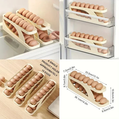 2 Layer Automatic Rolling Egg Tray