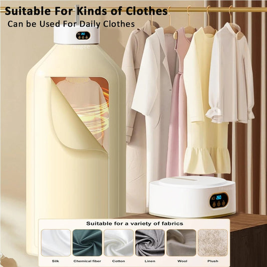 Portable Electric Clothes Dryer with UV Sterilization & Remote Control
