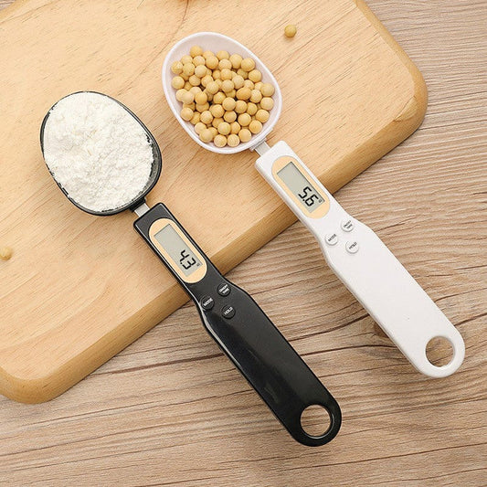 Digital Spoon Scale Electronic Measuring Spoon, Food Coffee Weigh Scale High Precision for Home 500/0.1g, Digital Food Spoon Scale, Kitchen Scales with LCD Display