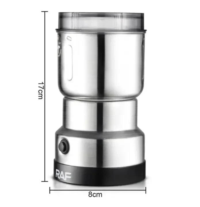 RAF Multifunctional Washable Stainless Steel 300W Electric Spice, Masala & Coffee Grinder 350ML