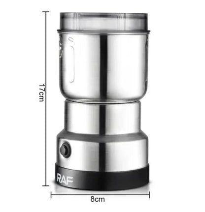 RAF Multifunctional Washable Stainless Steel 300W Electric Spice, Masala & Coffee Grinder 350ML