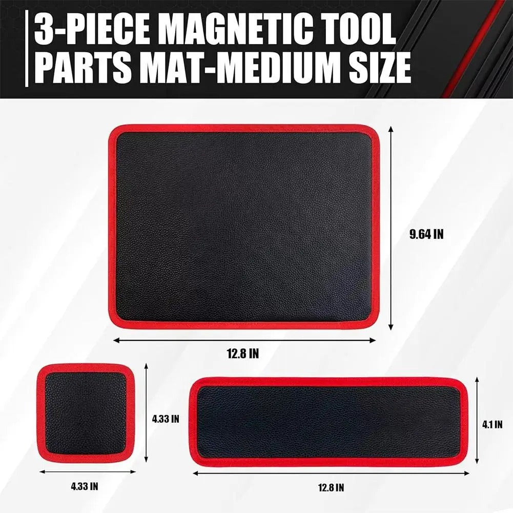 🔧 3-Piece Magnetic Tool Mat Set