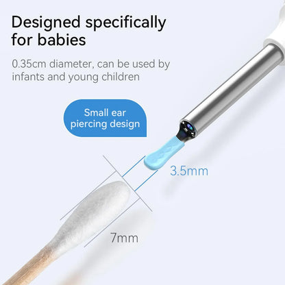 Ear wax cleaner tool kit with 1080P camera WIFI & LED Light Rechargeable portable Baby Children adults gift gadget for IOS & Android