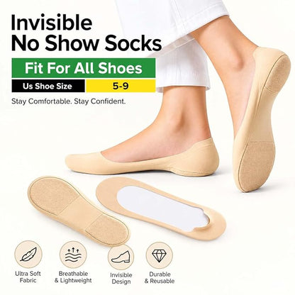 Soft Cushioned Comfort Insoles for Flats, Loafers & Everyday Shoes(1 Pair)
