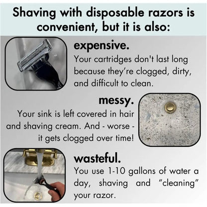 🪒 Shaver Rinse &amp; Storage Stand
