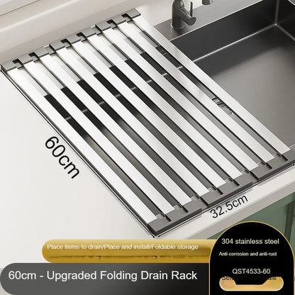 Sink Drain Rack – Kitchen Sponge & Soap Holder