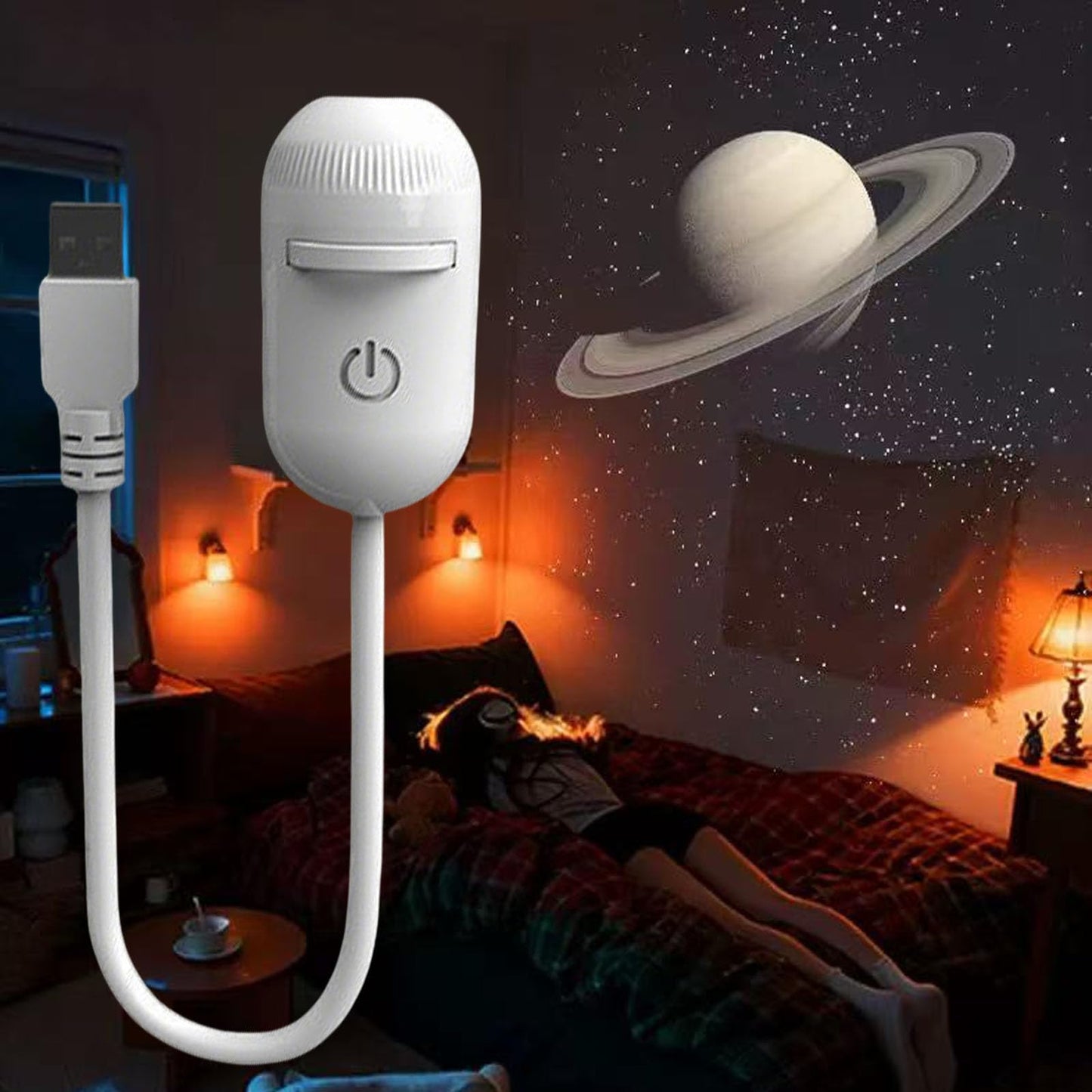 6-in-1 Galaxy Projection Night Light