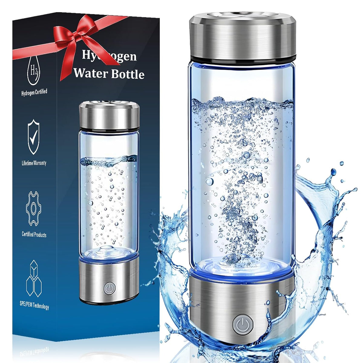 Hydrogen Rich Water Bottle – Portable Hydrogen Water Generator