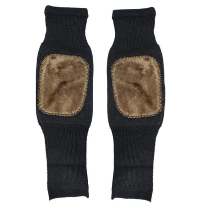 Winter Knee Warmers for Men & Women – Soft Fleece Thermal Leg & Knee Protector for Pain Relief and Cold Weather – Winter Wool Knee Pads (Pair)