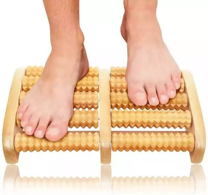 Wooden Foot Roller For Plantar Fasciitis Relief - 6 Roller - ASY Imports