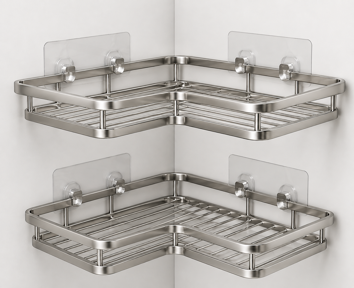 Modern Bathroom Corner Organizer