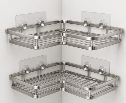 Modern Bathroom Corner Organizer