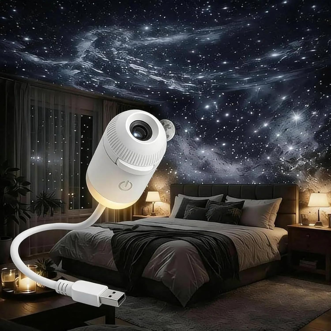 6-in-1 Galaxy Projection Night Light