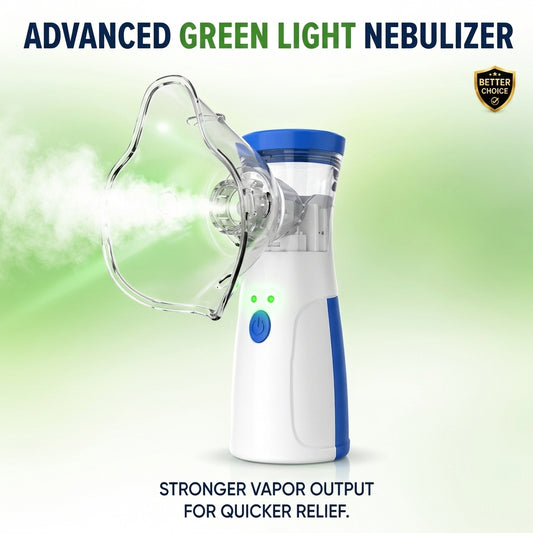Nebulizer - Portable Mesh Nebulizer for Adults & Kids, Handheld Nebulizer with Low Noise, Fast Mist Therapy for Cough, Cold & Asthma, Portable Nebulizer for Home Use, Nebulizer, Mesh Inhalators