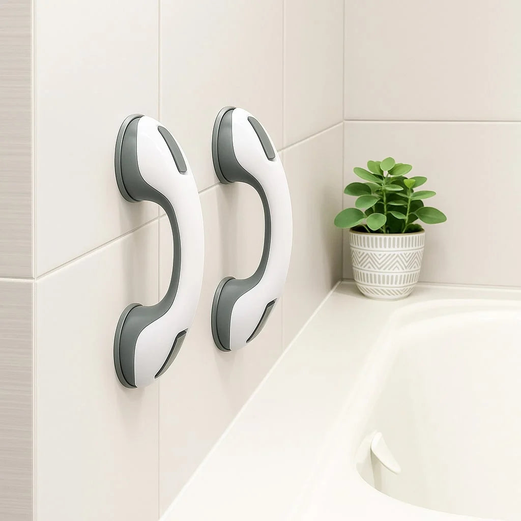 Safety Grab Bar Handle | No Drilling | Strong Suction Grip