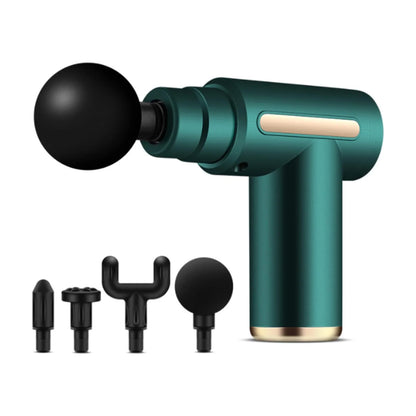Handheld Muscle Massage Gun Deep Tissue Percussion Muscle Massager Gun Cordless Electric Massagers Neck Back with Massage Head for Workout Relaxation Sore Muscle and Stiffness