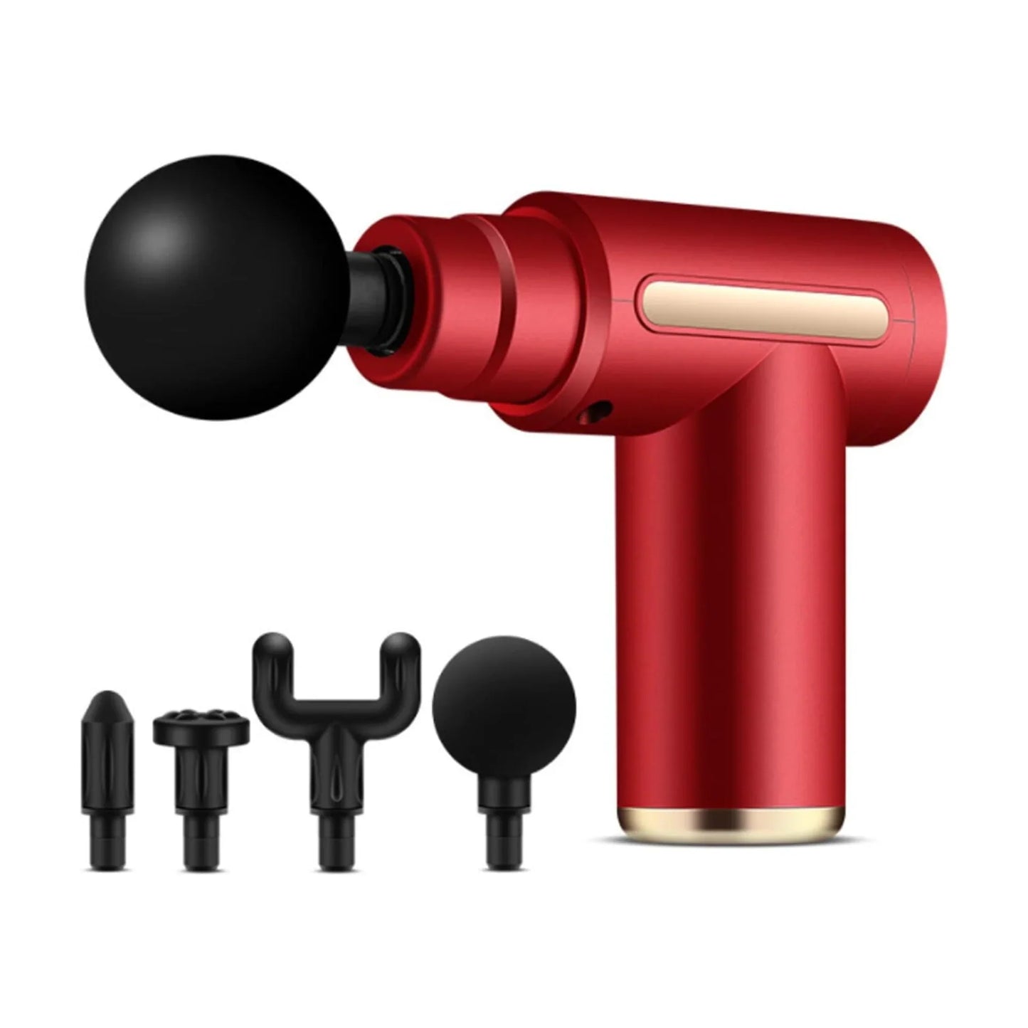 Handheld Muscle Massage Gun Deep Tissue Percussion Muscle Massager Gun Cordless Electric Massagers Neck Back with Massage Head for Workout Relaxation Sore Muscle and Stiffness