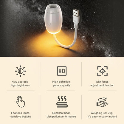 6-in-1 Galaxy Projection Night Light