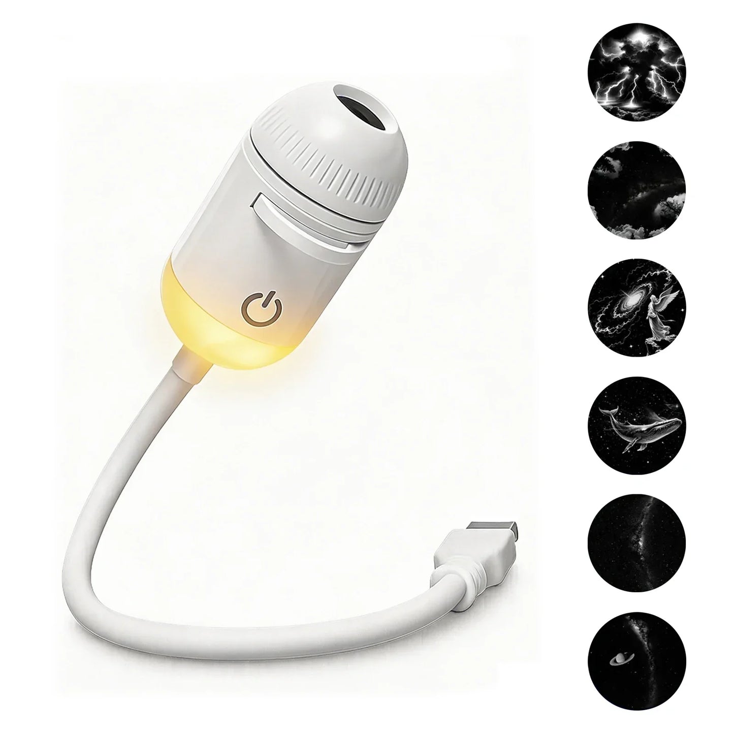 6-in-1 Galaxy Projection Night Light