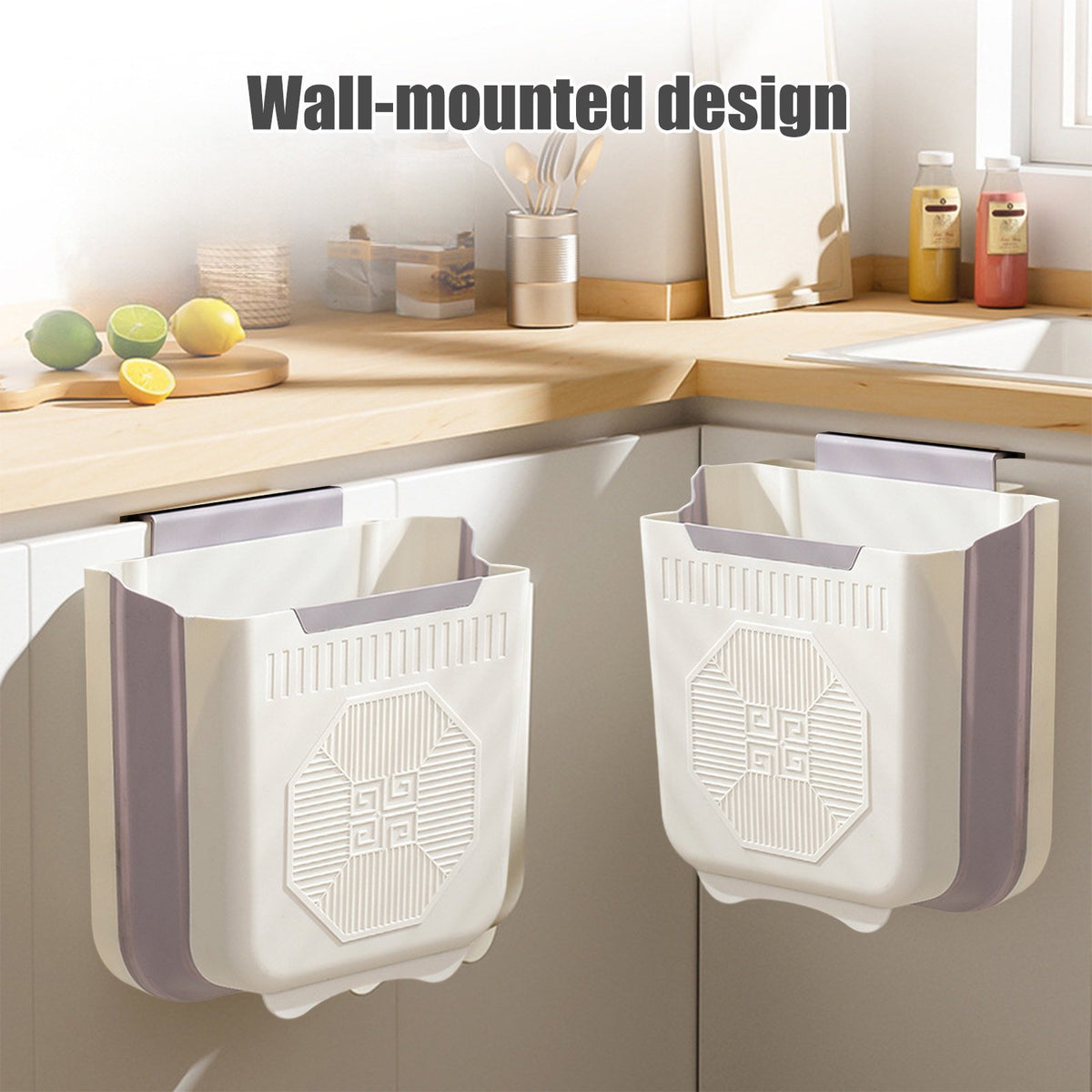 Compact Hanging Foldable Trash Can