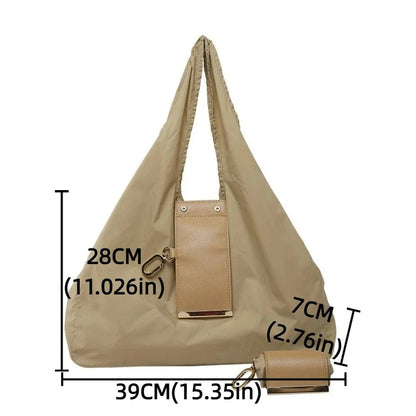 🛍️ Mini Keychain Foldable Tote Bag
