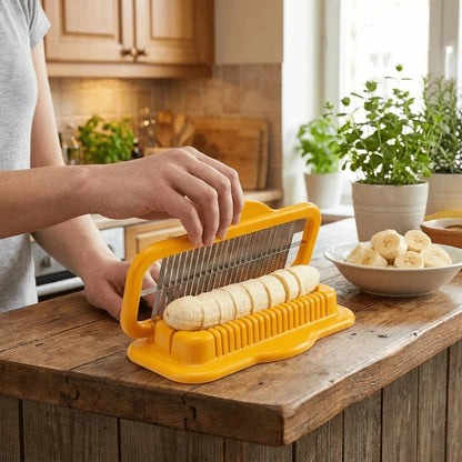 🔪 Multi-Functional Stainless Steel Food Slicer
