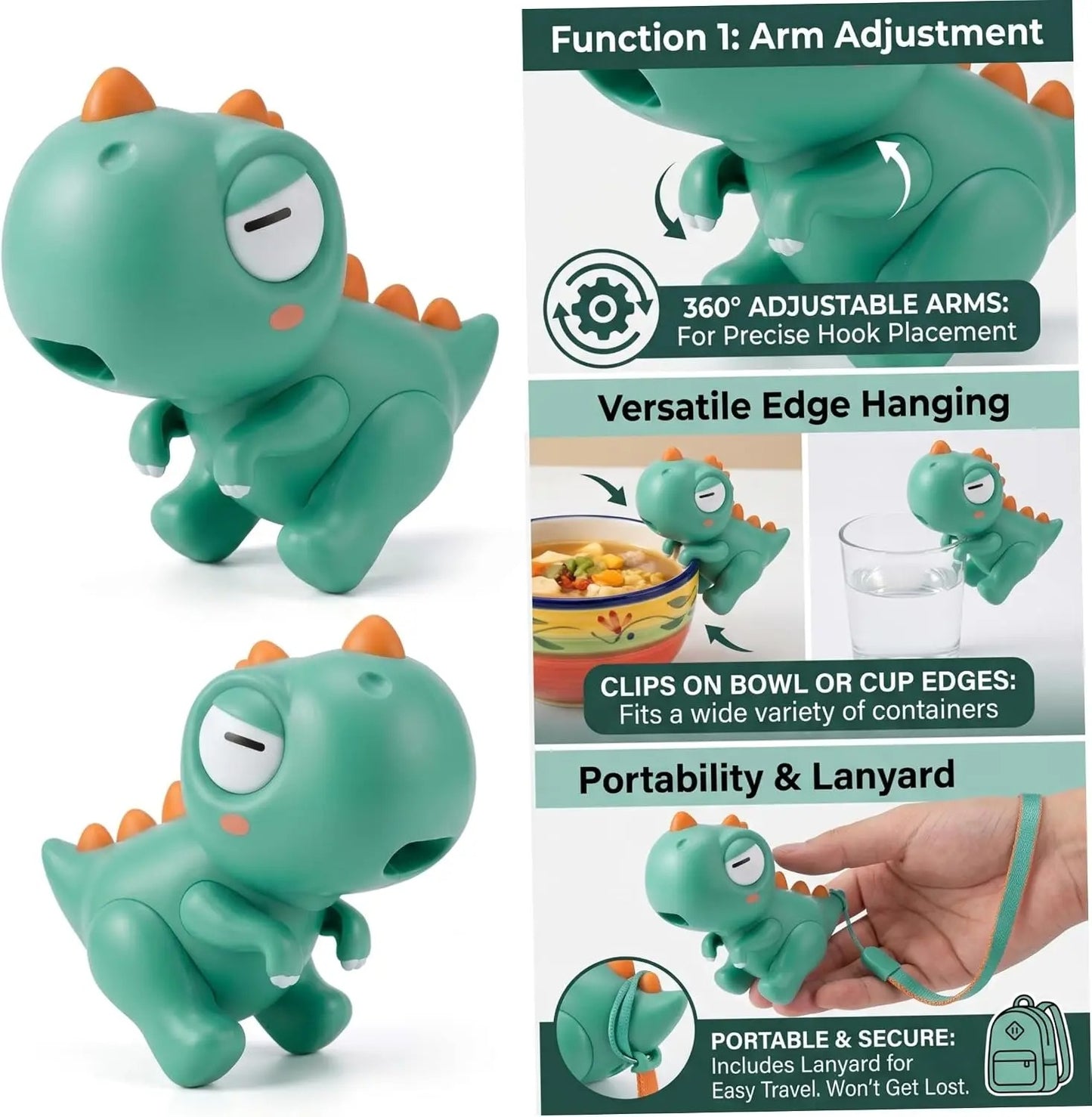 🌬️ Mini Baby Food Cooling Fan – Clip-On Feeding Helper