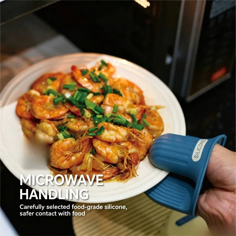 🧤 Silicone Heat-Resistant Oven Mitts – Non-Slip Kitchen Gloves