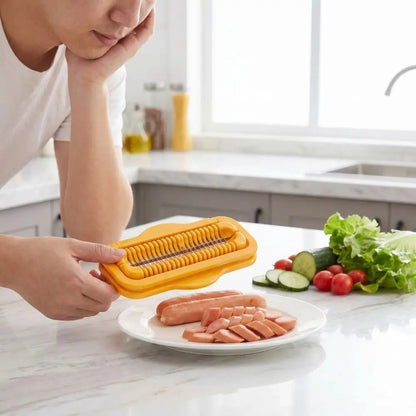 🔪 Multi-Functional Stainless Steel Food Slicer