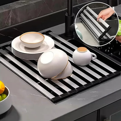 Sink Drain Rack – Kitchen Sponge & Soap Holder