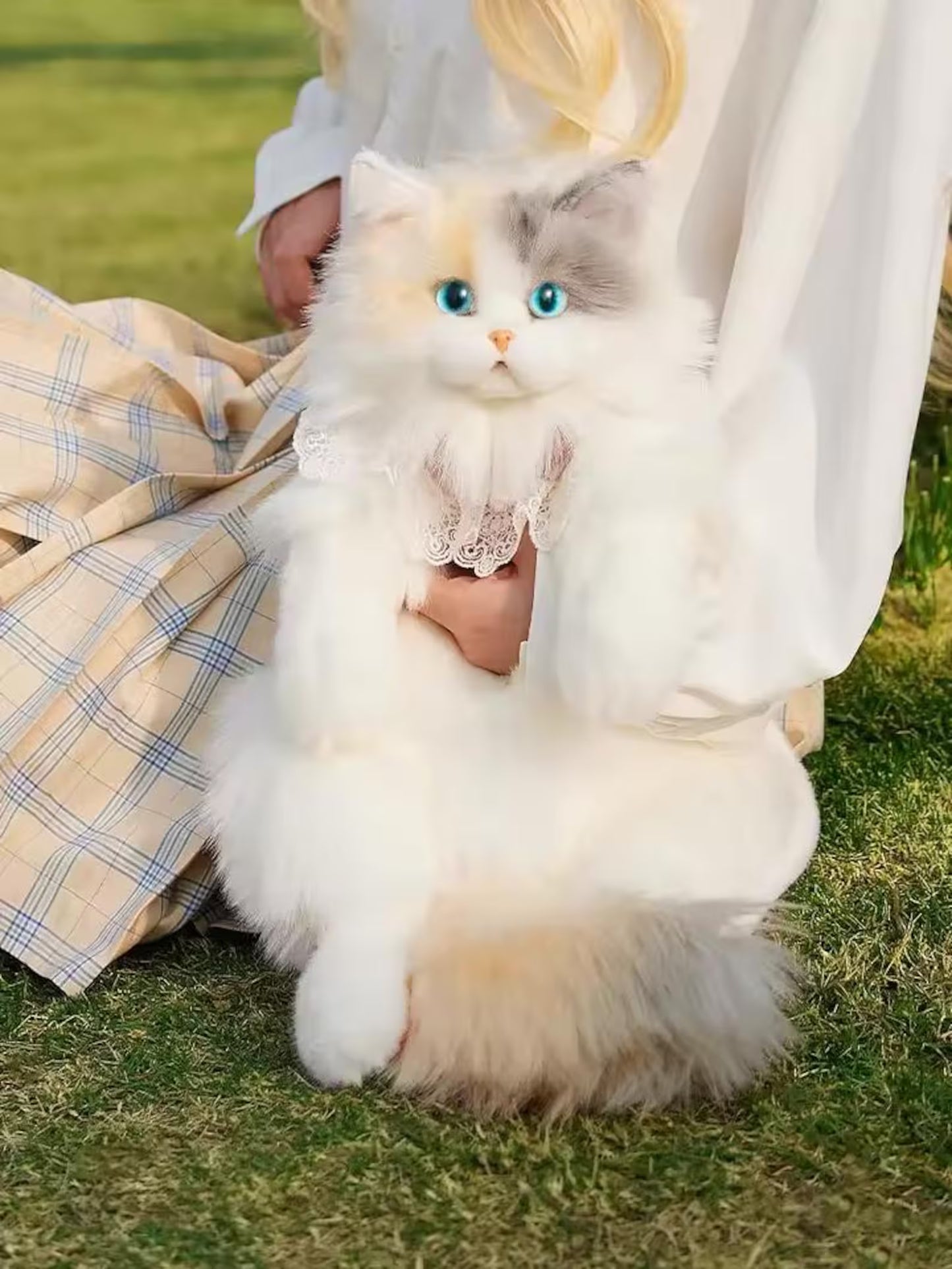 Fluffy Meow™ Realistic Plush Cat Crossbody Bag