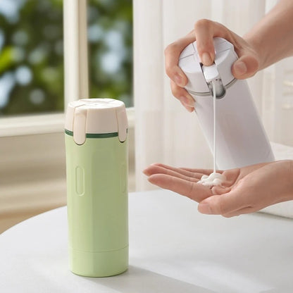 ✈️ 4-in-1 Travel Dispenser – Leak-Proof Portable Travel Bottles