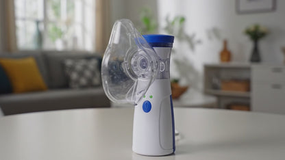 Nebulizer - Portable Mesh Nebulizer for Adults & Kids, Handheld Nebulizer with Low Noise, Fast Mist Therapy for Cough, Cold & Asthma, Portable Nebulizer for Home Use, Nebulizer, Mesh Inhalators